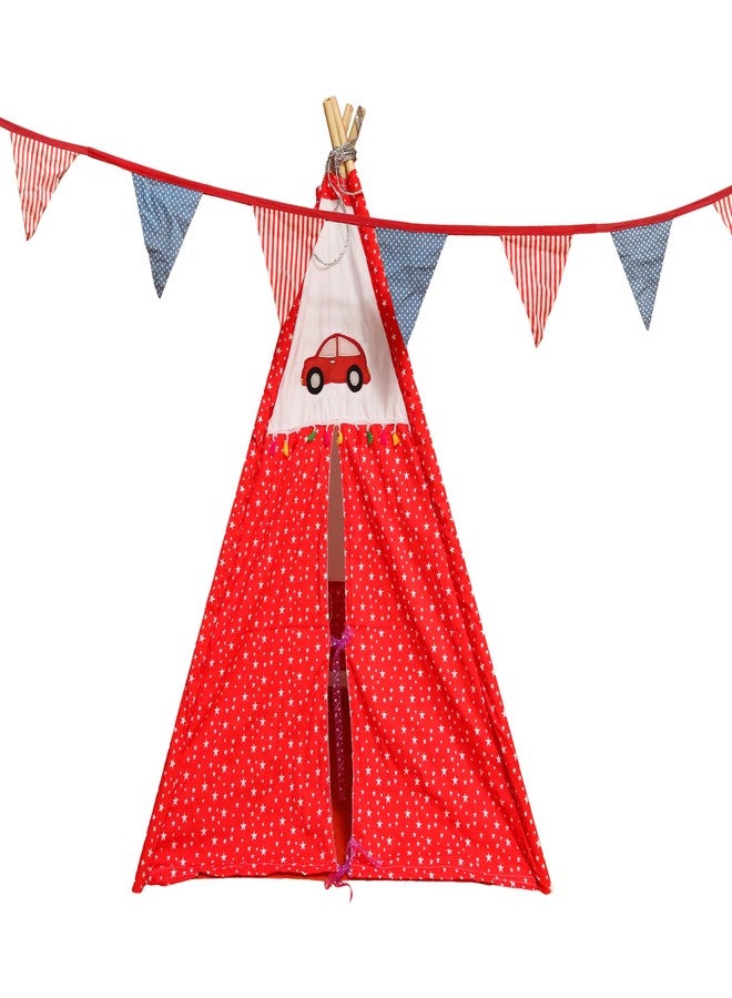 CREATIVE TEXTILES خيمة لعب للأطفال (حمراء) - Image 3